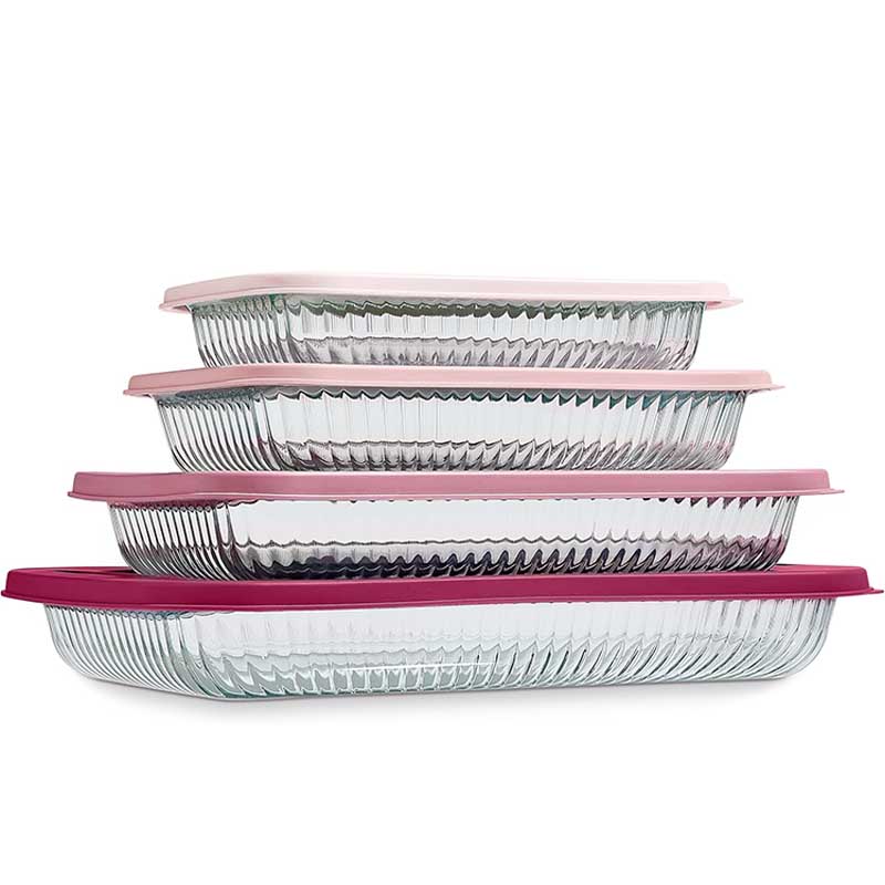 PYGLASS Zero Chemical Leaching: Ultra-Clear Glass Baking Dish for Pure, Naturally Flavored Roasts and Vegetable Bakes