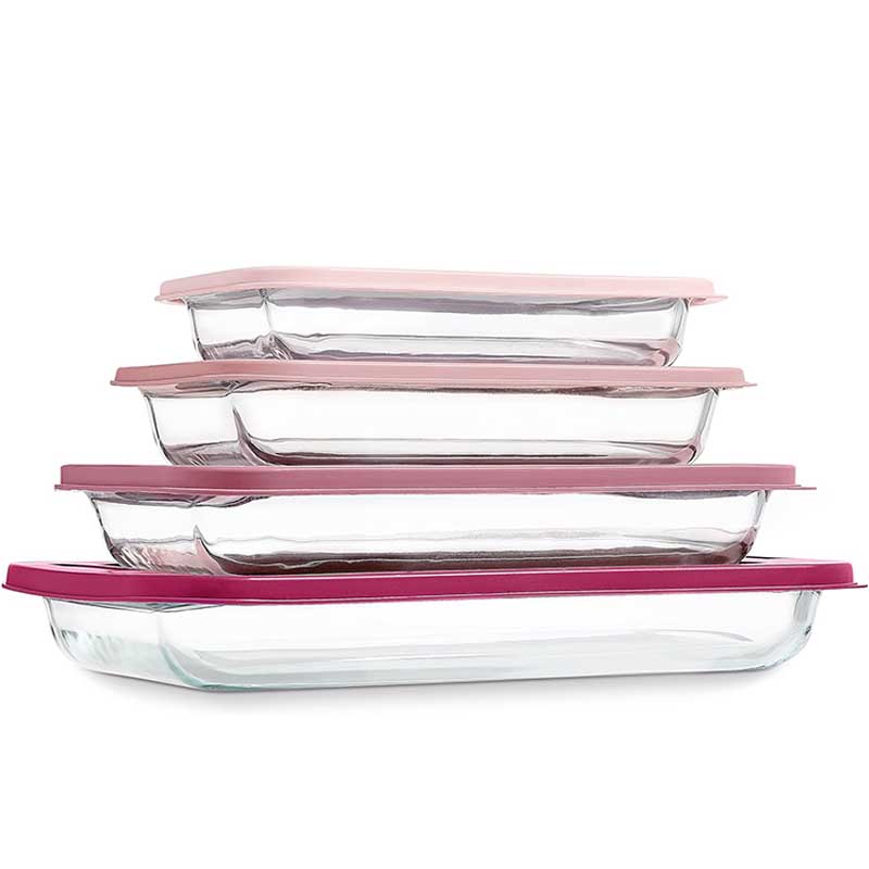 PYGLASS Eco-Friendly Borosilicate Glass Baking Dish with Lid – Sustainable Non-Toxic Cookware for Green Kitchens (Oven to Table)
