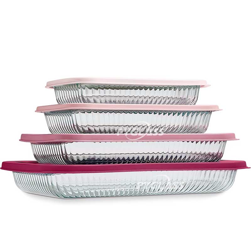 PYGLASS Zero Chemical Leaching: Ultra-Clear Glass Baking Dish for Pure, Naturally Flavored Roasts and Vegetable Bakes
