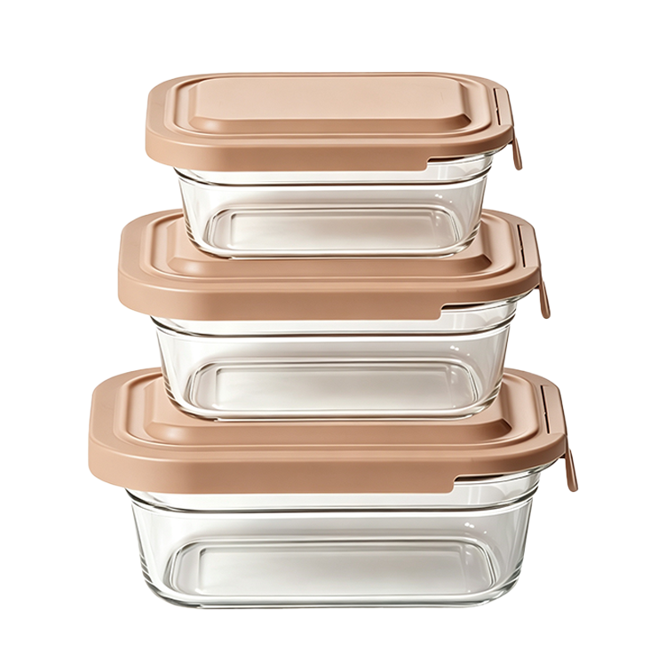 Pyglass Glass Food Storage Containers with Lids Meal Prep Containers, Airtight Bento Boxes